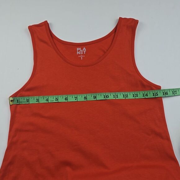 Planet by Lauren Red Hanky Asymmetrical Handkerchief Midi Dress Size 4-8 - Picture 5 of 7